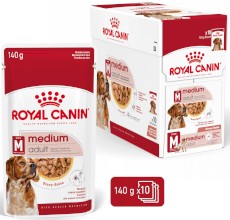 ROYAL CANIN Medium Adult w sosie M 10x140g