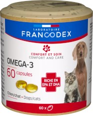 FRANCODEX Omega-3 dla psów i kotów 60tabl.