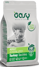 OASY Cat ADULT Sterilized Turkey Indyk 1,5kg + 250g GRATIS!