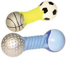 KERBL Hantel Sport winylowy z piszczałką dla psa 14,5cm