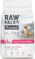 Vet Expert RAW PALEO Medium Large Puppy Ultra Pork 2kg