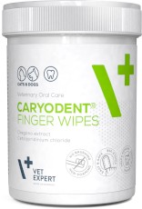 VET EXPERT CaryoDent Finger Wipes Czyściki do zębów psa i kota