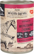 WIEJSKA ZAGRODA Wieprzowina z Koniną bez zbóż 400g