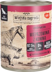 WIEJSKA ZAGRODA Wieprzowina z Koniną bez zbóż 800g