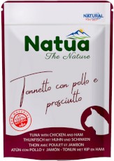 NATUA The Nature Tuńczyk Kurczak Szynka Saszetka 70g