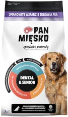 PAN MIĘSKO Dental Senior dla psów 3kg