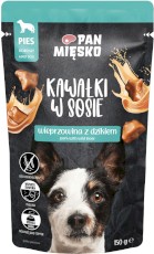 PAN MIĘSKO Wieprzowina z Dzikiem w sosie dla psa 150g