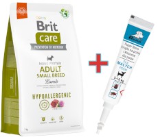 Brit Care Dog Hypoallergenic Adult Small Lamb 7kg + Krople na KLESZCZE GRATIS !!