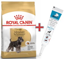 ROYAL CANIN Miniaturowy Schnauzer Adult 3kg + Krople na KLESZCZE GRATIS !!