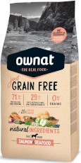 OWNAT Grain Free Just Dog Adult Salmon / Seafood 3kg