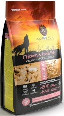 AMBROSIA Dog Puppy Growth Chicken / Fresh Fish Kurczak i Świeża Ryba 6kg