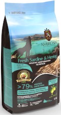 AMBROSIA Dog Puppy Mediterranean Fresh Sardine / Herring Świeże Ryby 5kg