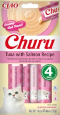 INABA Cat Churu Creamy Treat Tuna Salmon Tuńczyk Łosoś 4x14g