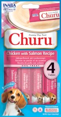 INABA Dog Churu 4P Chicken Salmon Kurczak Łosoś 4x14g