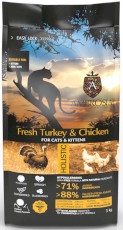 AMBROSIA Cat Kitten / Adult Fresh Turkey / Chicken Świeży Indyk i Kurczak 5kg