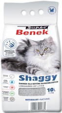 SUPER BENEK Shaggy - Żwirek bentonitowy 10l