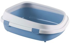 STEFANPLAST Queen Kuweta otwarta Biało-niebieska