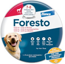 FORESTO Duża Obroża na kleszcze pchły u psa