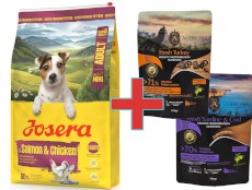 JOSERA Dog Mini Adult Salmon / Chicken 10kg + 200g Karmy SuperPremium GRATIS !!