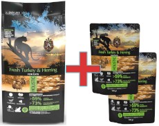 AMBROSIA Cat Senior / Adult Sterilized Light Fresh Turkey / Herring Świeży Indyk i Śledź 1,5kg + 200g GRATIS !