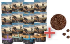AMBROSIA Cat Adult / Senior / Sterilized bez zbóż MIX 12x85g + 100g GRATIS