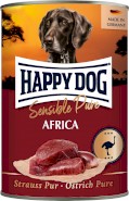 HAPPY DOG Sensible Pure AFRICA Struś 400g