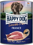 HAPPY DOG Sensible Pure FRANCE Kaczka 800g