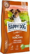 HAPPY DOG Sensible MINI TOSCANA Kaczka Łosoś 800g