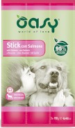 OASY Dog Stick with Chicken Paluszki mięsne z Łososiem 3x12g