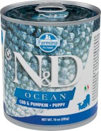 FARMINA ND DOG OCEAN Cod Pumpkin PUPPY Dorsz Dynia 285g