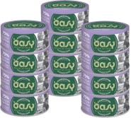 OASY Cat More Love Kitten Chicken Eggs Kurczak Jaja 12x70g