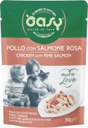 OASY More Love Kot Chicken Pink Salmon Kurczak Łosoś 70g