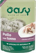 OASY Cat Specialita Naturale Kurczak Tuńczyk Saszetka 70g