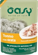 OASY Cat Specialita Naturale Tuńczyk z Doradą Saszetka 70g