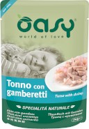 OASY Cat Specialita Naturale Tuńczyk Krewetki Saszetka 70g