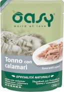 OASY Cat Specialita Naturale Tuńczyk Kalmary Saszetka 70g