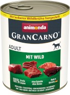 ANIMONDA Grancarno ADULT Dziczyzna 800g