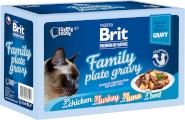 BRIT Premium Cat Family Plate Gravy MIX Saszetek 12x85g