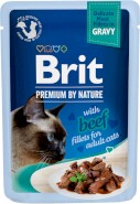 BRIT Premium Cat Fillets in Gravy Beef WOŁOWINA sos 85g