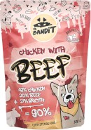 MR.BANDIT Chicken BEEF Kurczak Wołowina Saszetka 380g