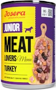 JOSERA Meat Lovers Junior Menu Turkey Indyk bez zbóż 400g