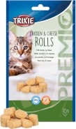 TRIXIE Premio Chicken Cheese Rolls Kurczak z Serem dla kota 50g