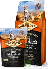 CARNILOVE Dog Adult Fresh Ostrich / Lamb Small 6kg - Zdjęcie nr 2