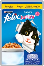 PURINA FELIX FANTASTIC JUNIOR Kurczak 85g - Zdjęcie nr 2