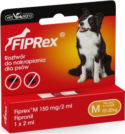 FIPREX Spot-On Krople na kleszcze pchły M 10-20kg 1szt. - Zdjęcie główne