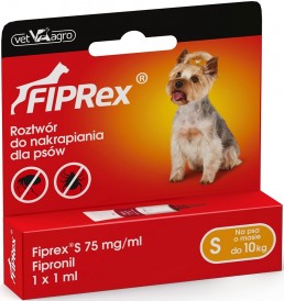 FIPREX Spot-On Krople na kleszcze pchły S 2-10kg 1szt. - Zdjęcie nr 2