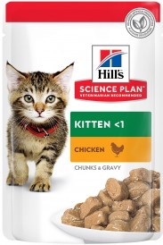 HILL'S SP Feline Kitten Chicken 12x85g saszetka kurczak - Zdjęcie główne