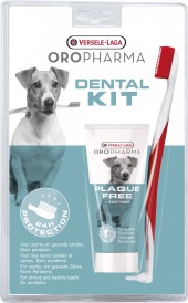 VERSELE LAGA Oropharma Plaque Free Dental Care Kit - zestaw pasta do zębów + szczoteczka - Zdjęcie główne