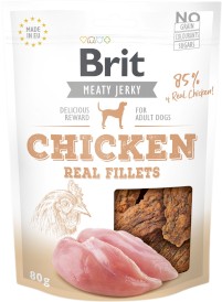 BRIT JERKY Snack CHICKEN Real Fillets Kurczak 80g