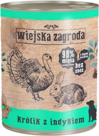 WIEJSKA ZAGRODA Królik z Indykiem bez zbóż 800g - Zdjęcie nr 2